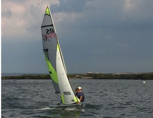 Feva sailing at 2016 North American Champs
