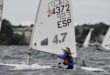 Girl sailing in 2019 Laser 4.7 World Championships