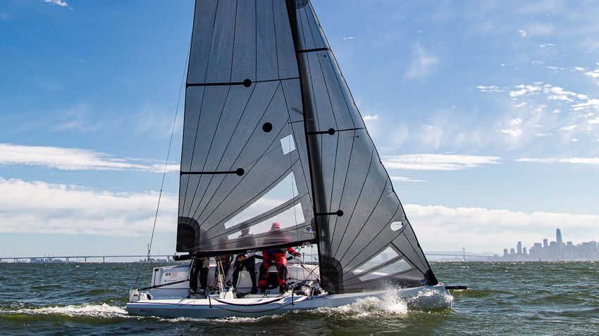 RS 21 keelboat on San Francisco Bay