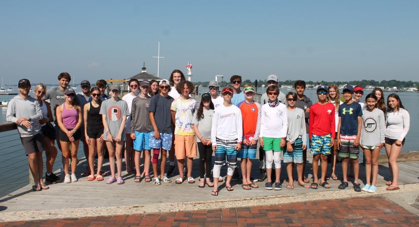 JSA 2022 Clinic Group Photo at Dock