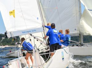 Match 40 sailboat racing