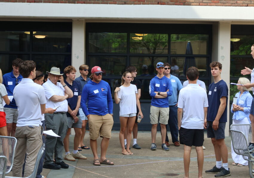 Pictured: Clemmie Everett's workshop on leadership styles